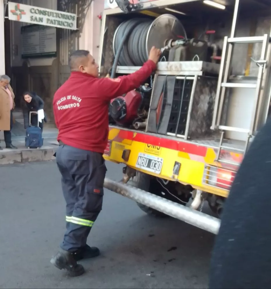 IPS suspende la atención de hoy por un principio de incendio