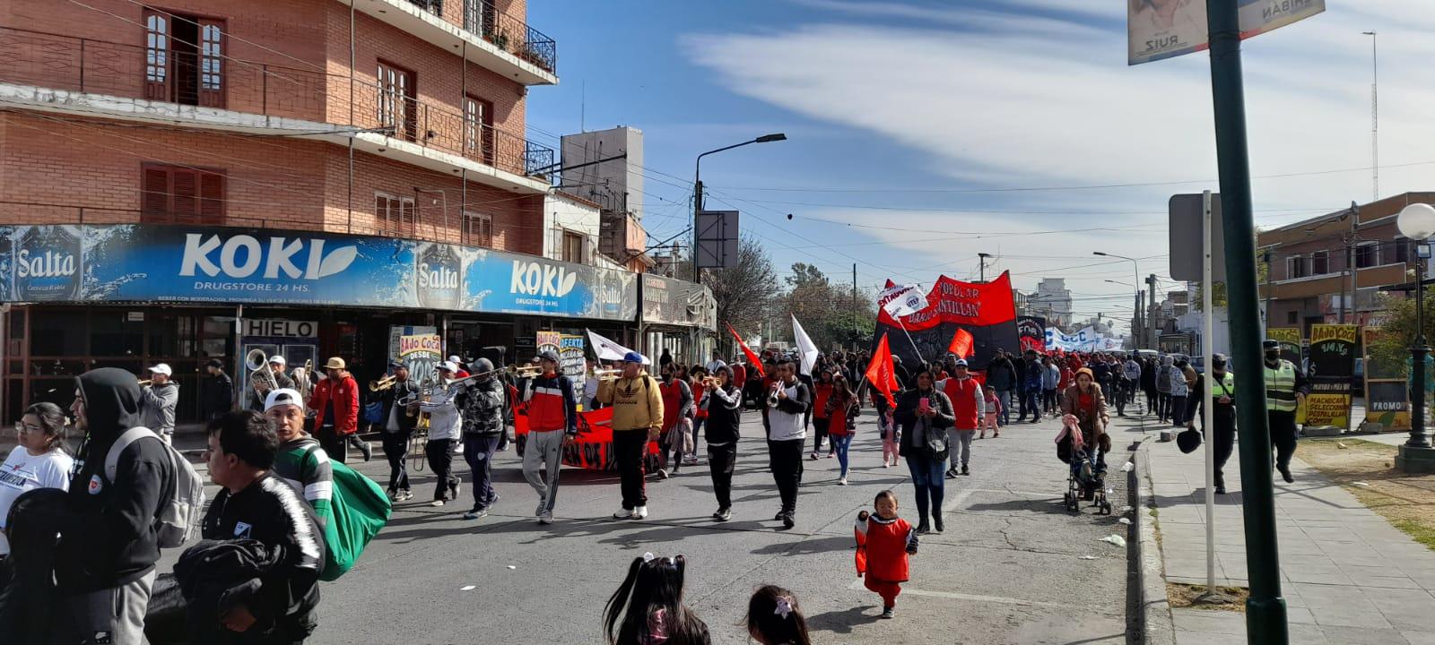 Manifestación en reclamo a la suba del boleto&nbsp;