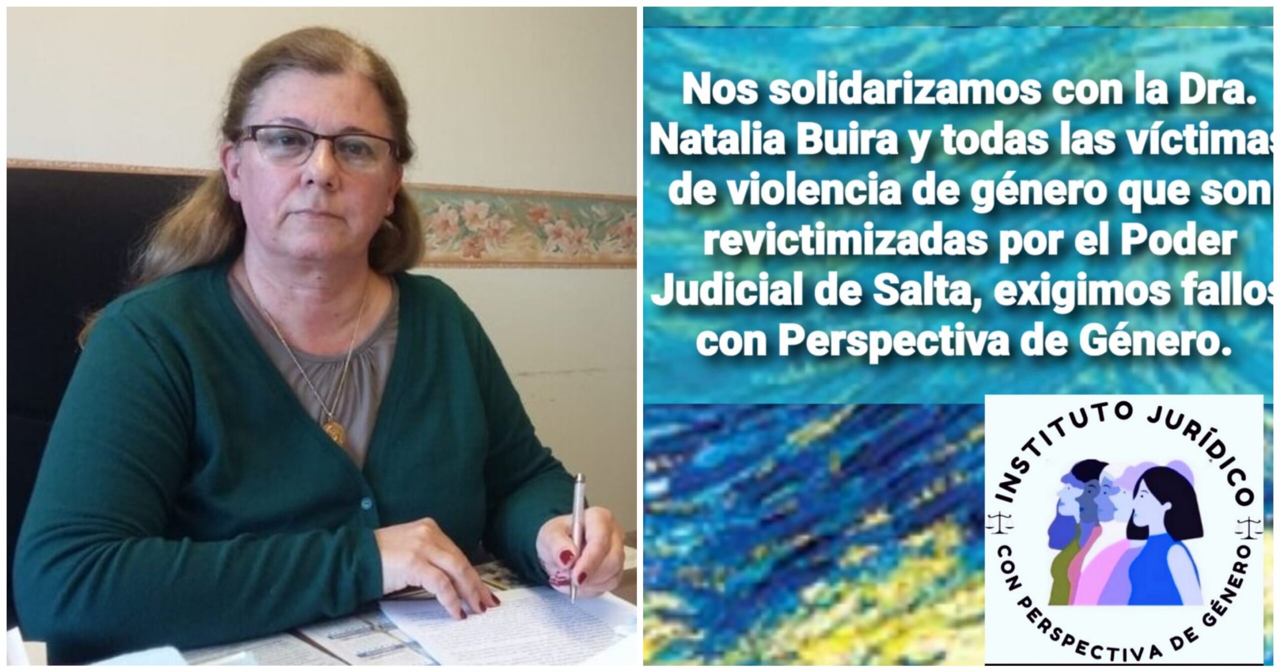 El Instituto de Género apoyó a la defensora Buira y cuestionó la «vara de subjetividad» de la justicia